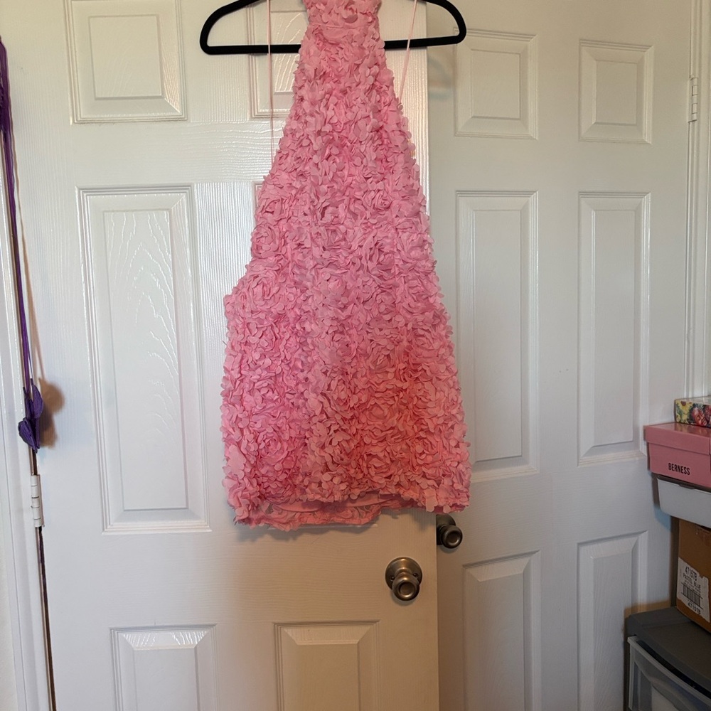 Pink Floral Dress